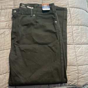 🔵2 for $16 bundle! Black Denim Straight Fit Pants 42x30